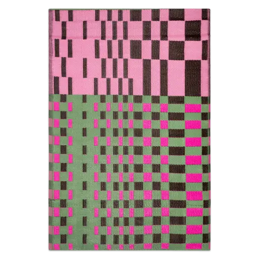 [HD0672] Kitsch Kitchen rug recycled plastic Davi