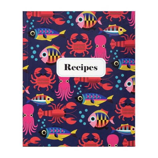 [KK.10014] Kitsch Kitchen recipe book Sealife