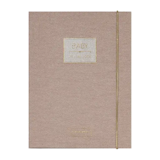 [PMONO.10048] Pimpelmees baby's 1st year book Mono Luxe edition warm nude 