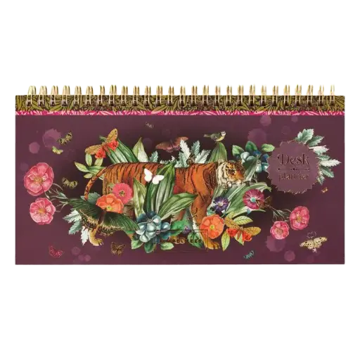 [PMP.61074] Pimpelmees desk planner Tiger - plum 