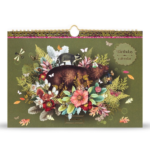 [PMP.61155] Pimpelmees verjaardagskalender Bear - Olive 