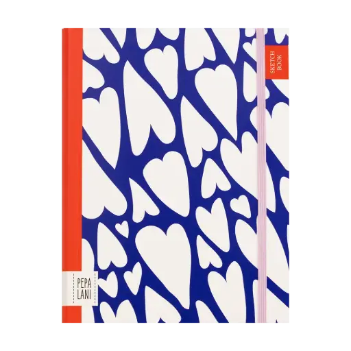 [PPL.40039] Pepa lani sketch book PRO Flower hearts big blue 