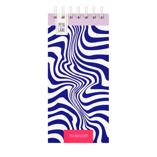 [PPL.40048] Pepa lani to do list Flower waves blue 