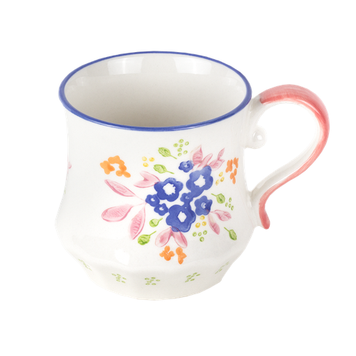 [KK.70080] Kitsch Kitchen mok Mercado de Flores blauw 350 ml