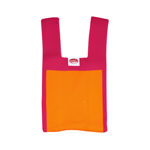 [KK.10007] Kitsch Kitchen poppy bag pink with orange square