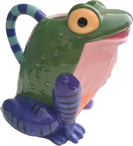 [KK.70121] Kitsch Kitchen jug Loteria La Rana (frog)