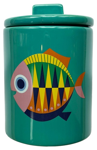 [KK.80013] Kitsch Kitchen storage jar S Sealife fish