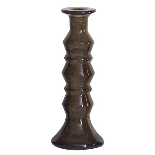 [KK.80014] Kitsch Kitchen candle holder recycled glass green