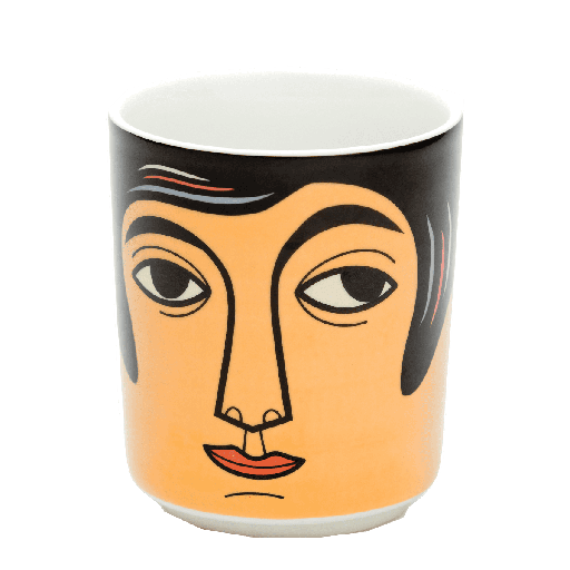 [KT0285] Kitsch Kitchen mug Mr. Carson ceramic