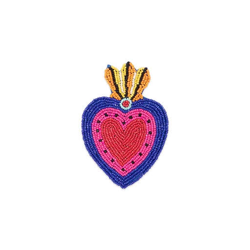 [HD0665] Kitsch Kitchen onderzetter Milagro hart roze S